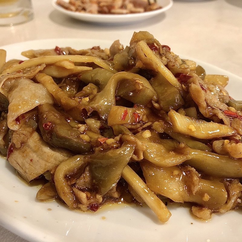 ザーサイ炒め(炒搾菜)(味仙本店)