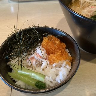 ミニ蟹丼(蟹ラーメン専門店 香住 北よし)