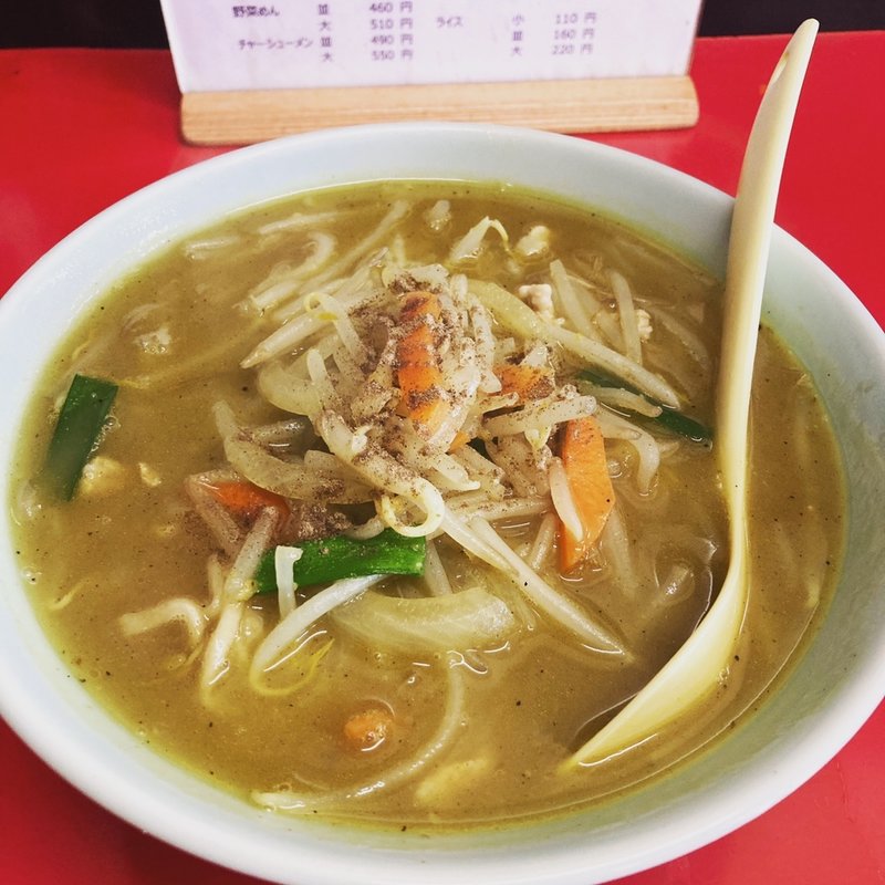 カレー麺(萬来軒 )