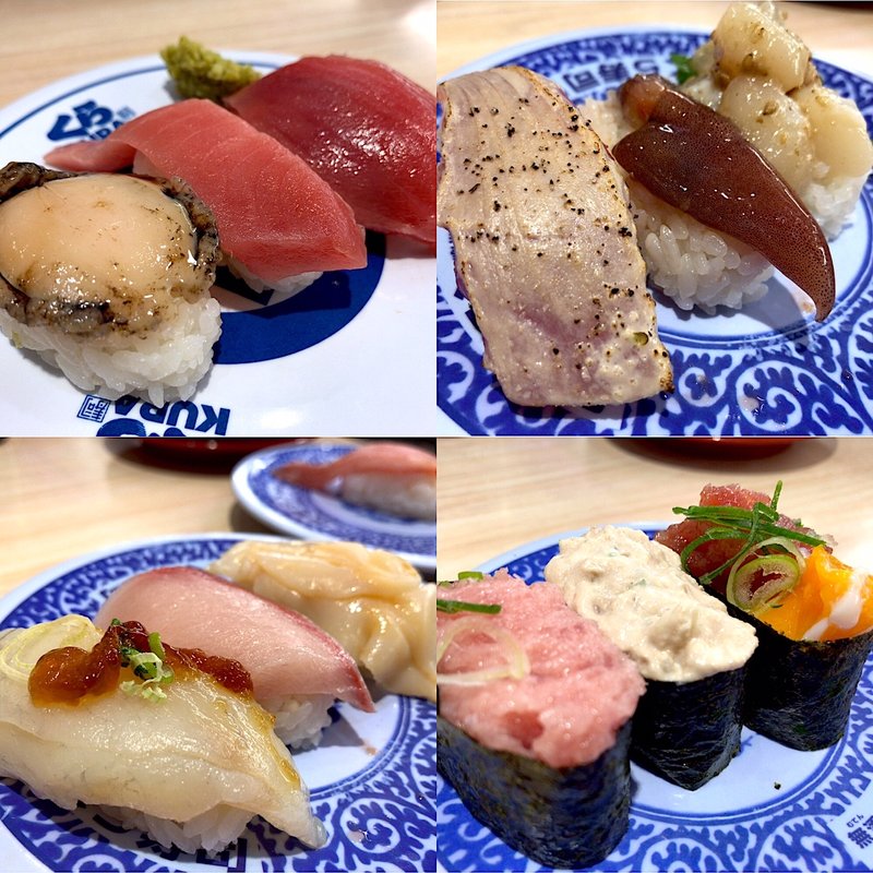 あわび、中トロほか(無添くら寿司 あすと長町店 )