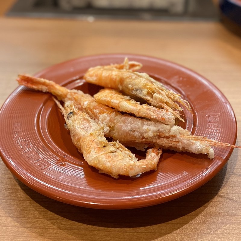 ホッコクアカエビ唐揚げ(無添くら寿司 名古屋栄店)