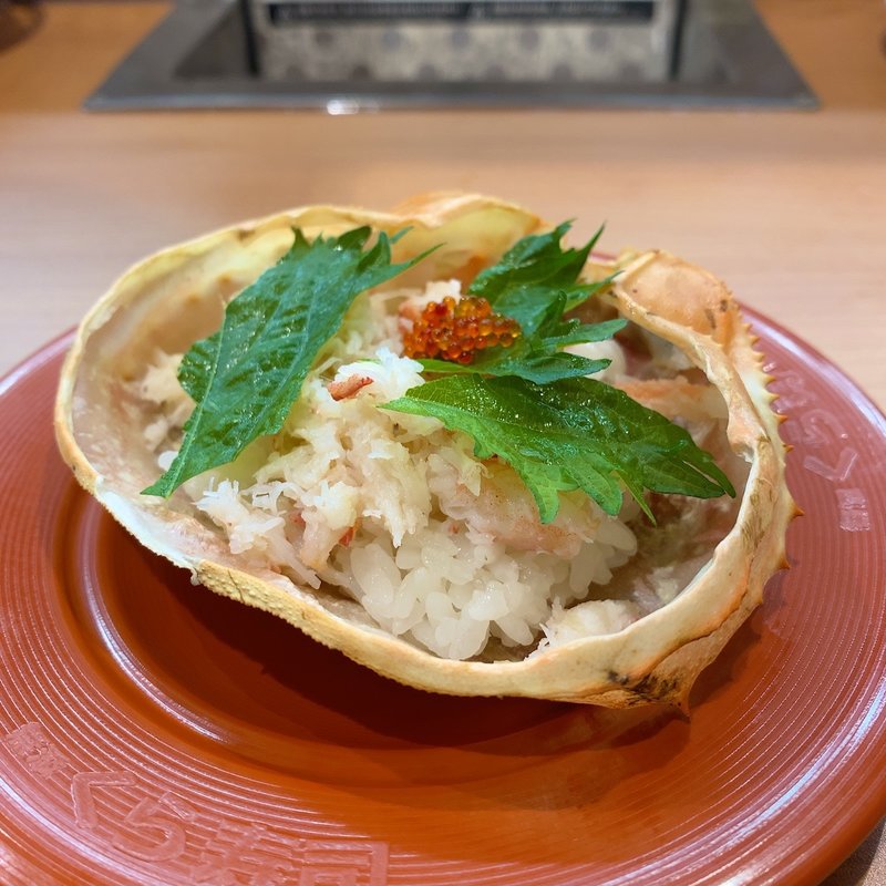 かにちらし(無添くら寿司 名古屋栄店)