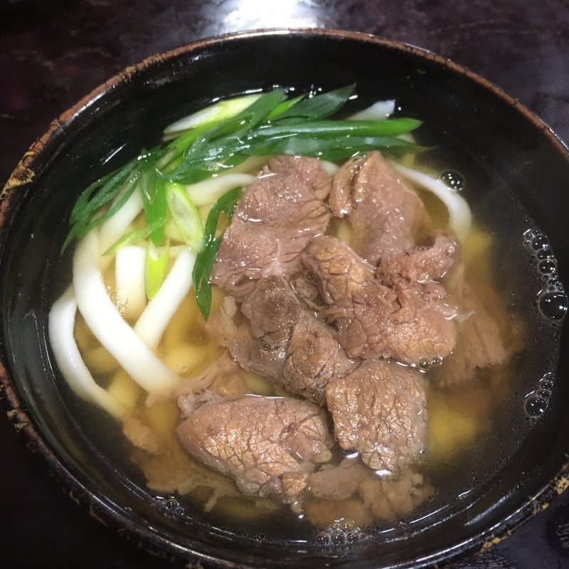 肉うどん(お石茶屋)