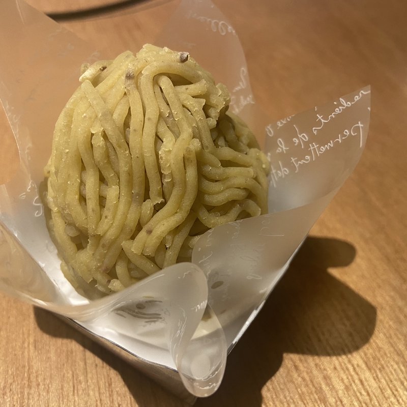 和栗のモンブラン(ラ・プレシューズ 四谷)