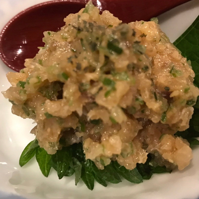 ぶりなめろう(まちごはん かぶら木)