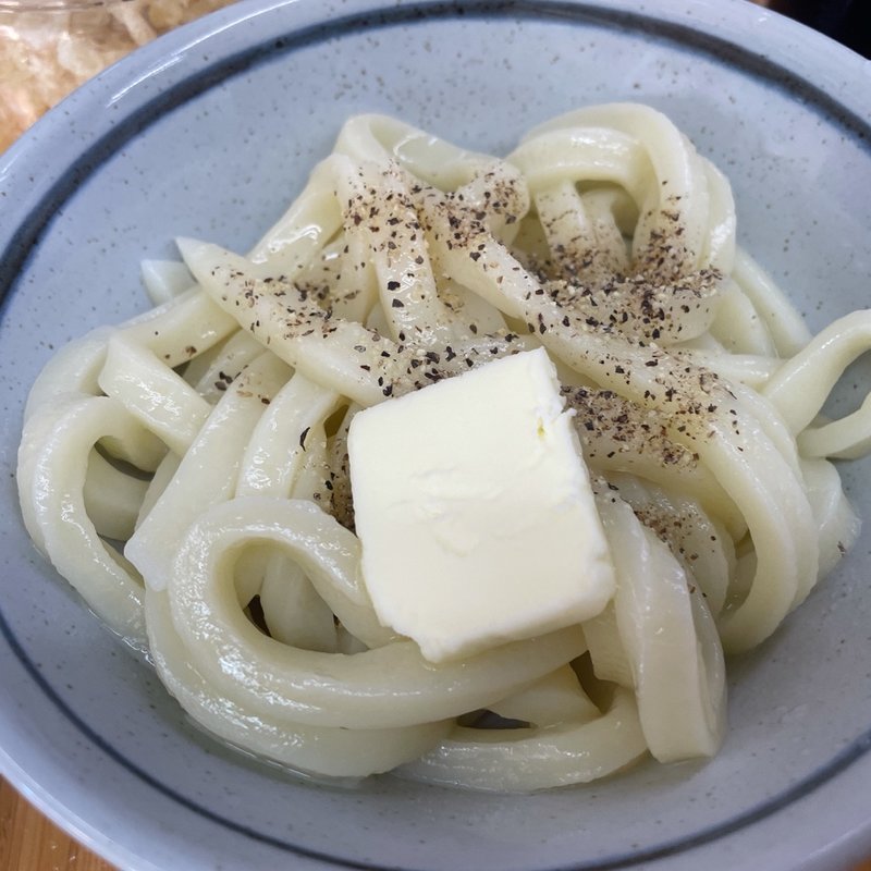 ガーリックバターしょうゆ(純手打ち讃岐うどん 蓮)