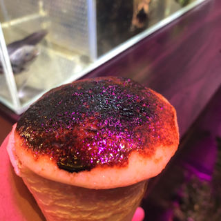 アイスクリームブリュレ(クレープ&カフェ あまのじゃく)