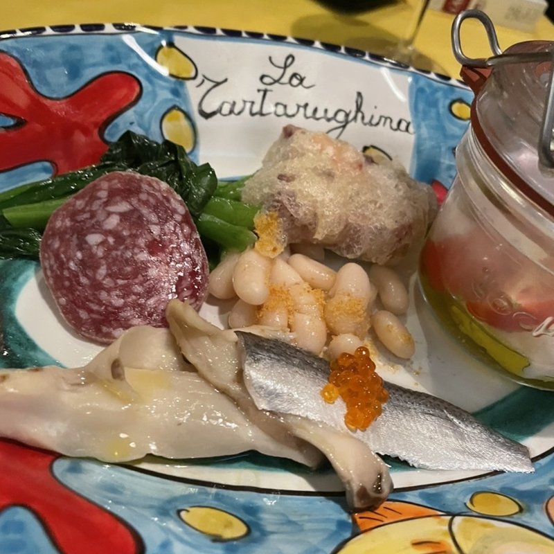 前菜盛り合わせ(トラットリア ラ タルタルギーナ （TRATTORIA La Tartarughina）)