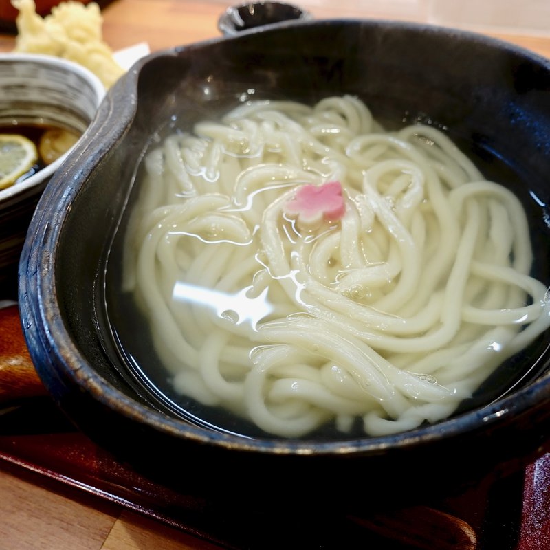 釜揚げ肉汁つけ麺（大盛り）(たまり)