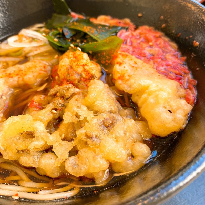 たこ天舞茸そば(ゆで太郎 豊洲店 )