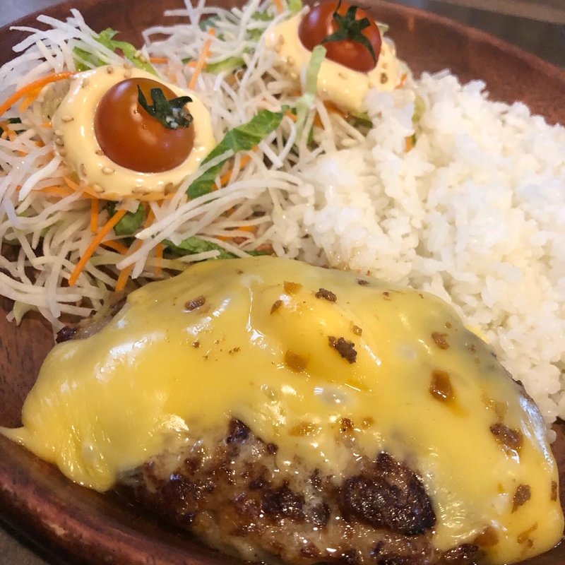 チーズバーグディッシュ 150g(びっくりドンキー 上野芝店)