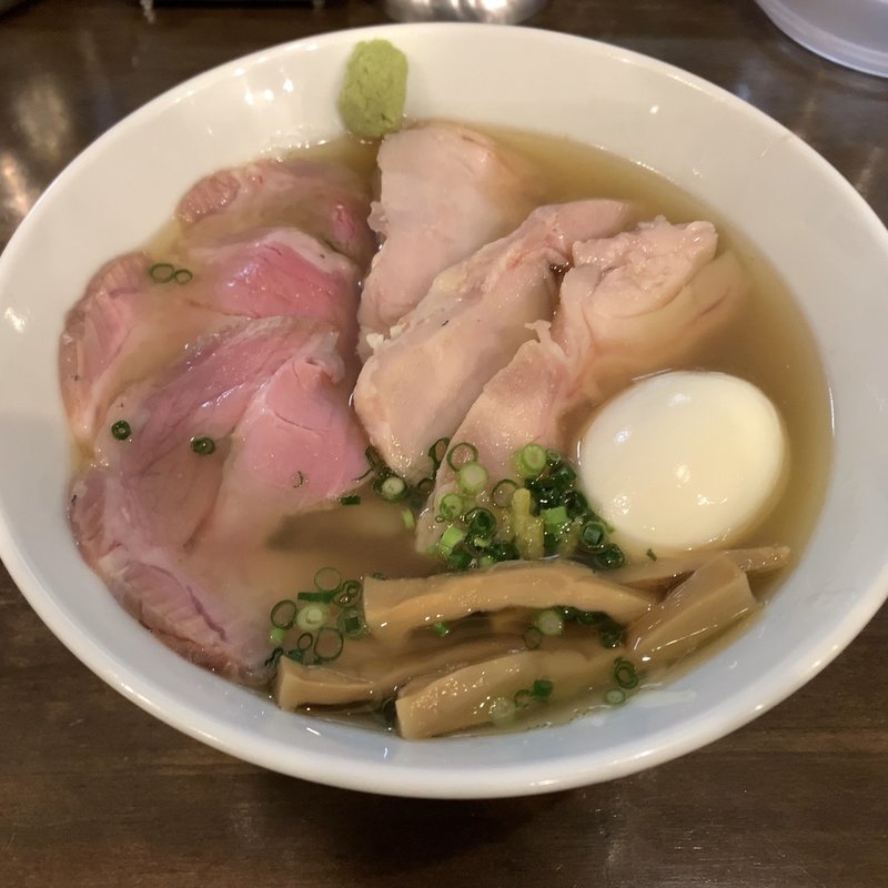 鯵煮干全部入り(町田汁場 しおらーめん 進化 町田駅前店)