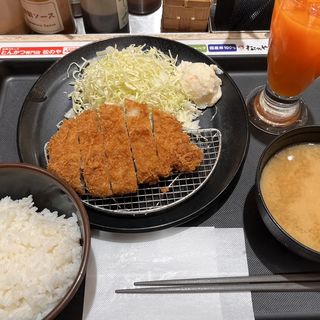 朝特とんかつ定食(松のや 名駅西口店)