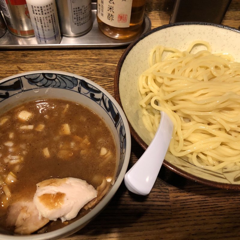 濃厚鶏つけ麺(新橋 纏 （まとい）)