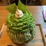 手摘み抹茶氷