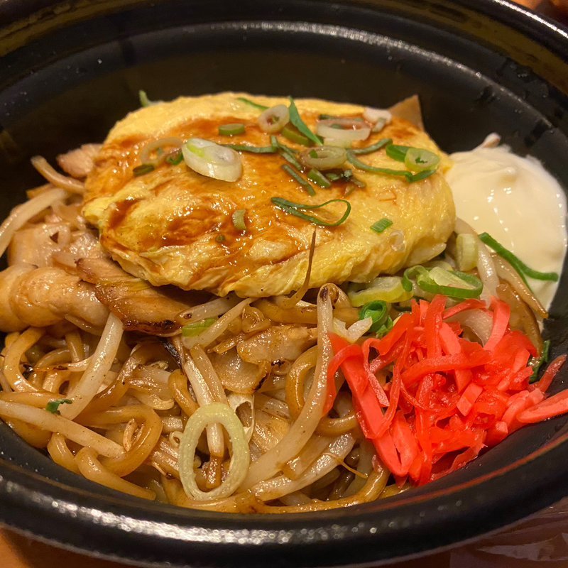 ぶちうまソース焼きそば(大阪王将 長尾店 （オオサカオウショウ）)