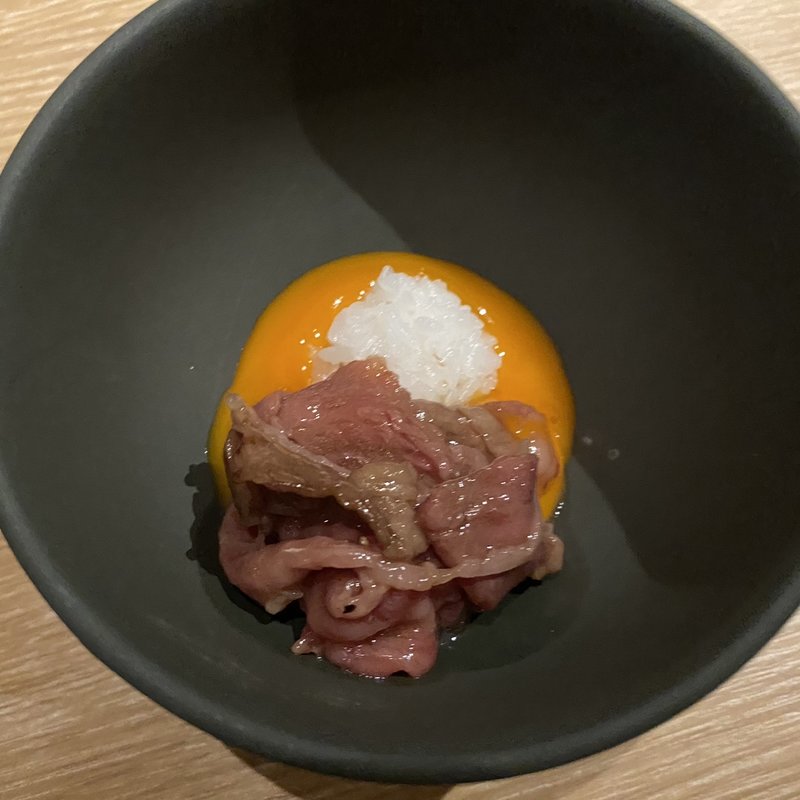 すき焼き風(横浜焼肉kintan)