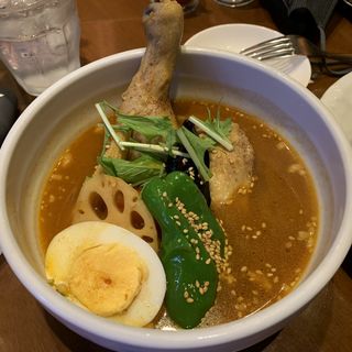 チキンと野菜のスープカレー(シャンティ 原宿店)