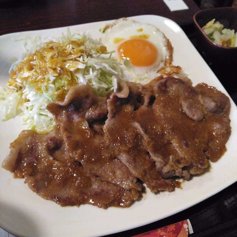豚のしょうが焼き定食(ちゃんこ部屋 太五郎 （だいごろう）)