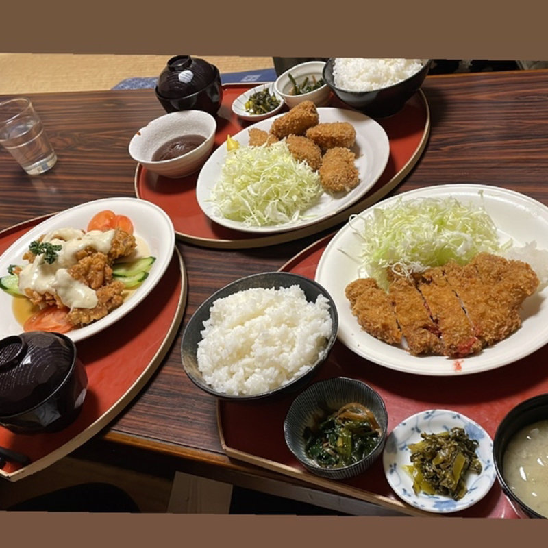 梅カツ定食(とんかつ旨いもの家 ひまわり食堂 )