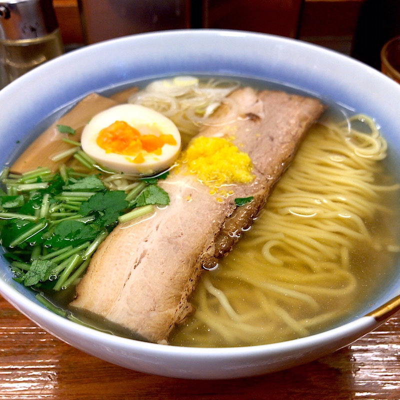 和風柚子柳麺(麺屋 ひょっとこ )