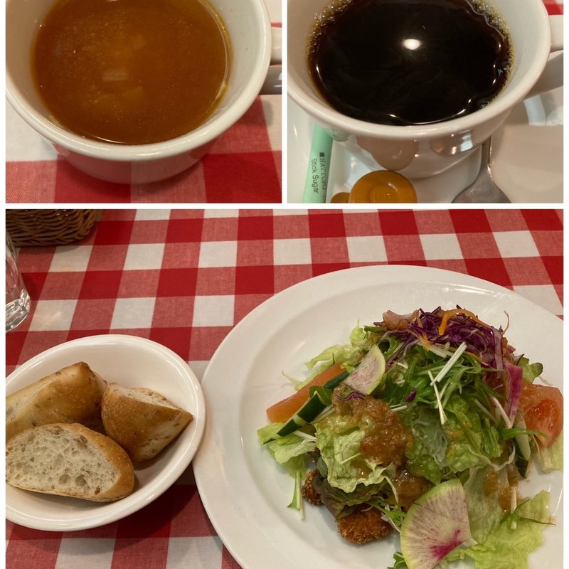 ポークのカツレツ サラダのせ 特製ジンジャーソースがけ(チロル 仙台店 )