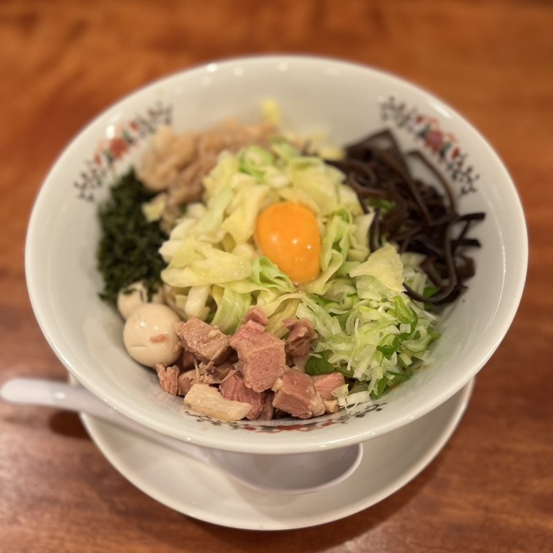小まぜそば(北九州豚ラーメン　ヤドカリてます。)