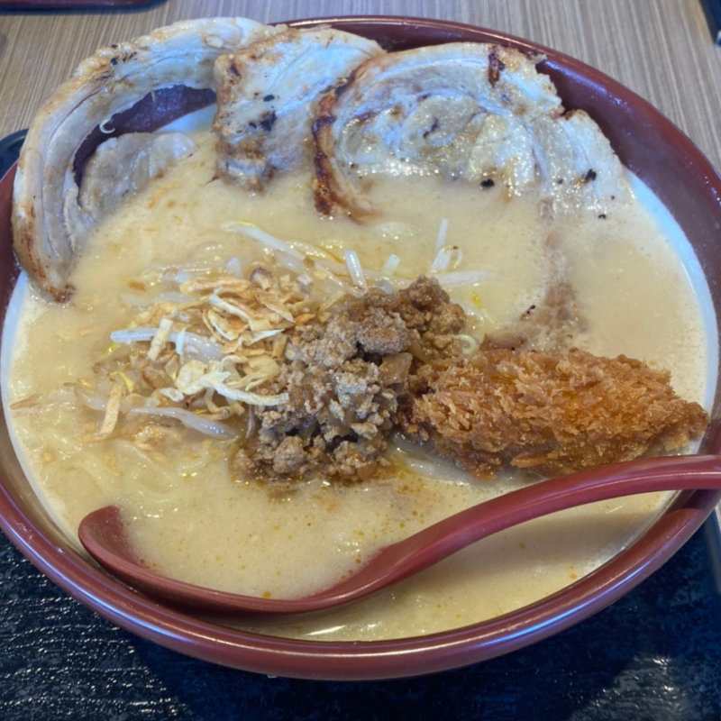 広島味噌炙りチャーシュー麺(麺場 田所商店 松原店)