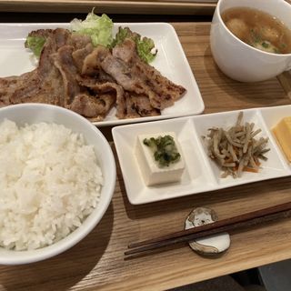 信州三元豚太郎ぽーく味噌漬け定食(ATSUMI食堂)