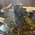 替え玉 竹炭めん