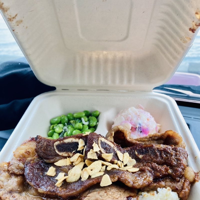 ガーリックカルビプレート(パシフィックドライブイン)