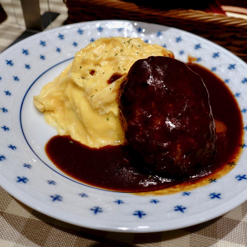 オムライス＆ハンバーグ(グリルロン阪神本店)