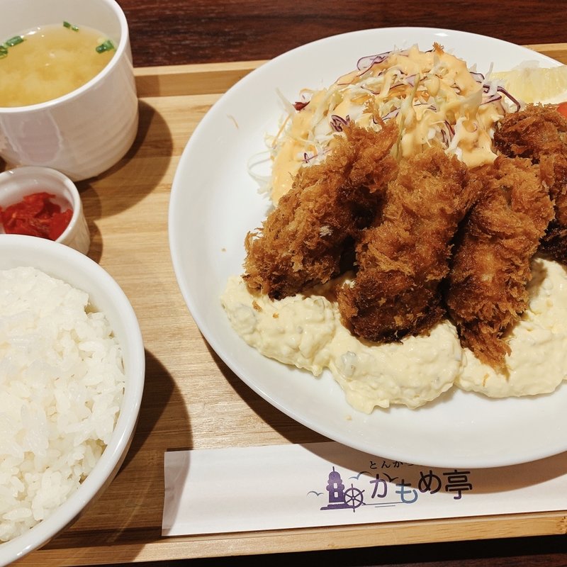 カキフライ(とんかつkitchen かもめ亭)