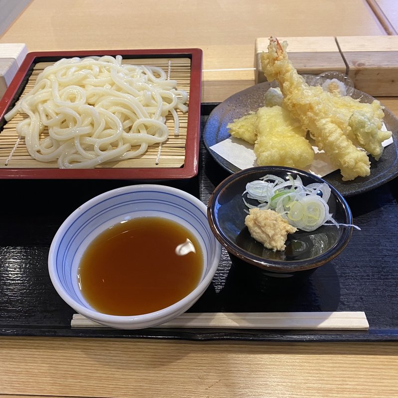 天ざるうどん(みうら亭)