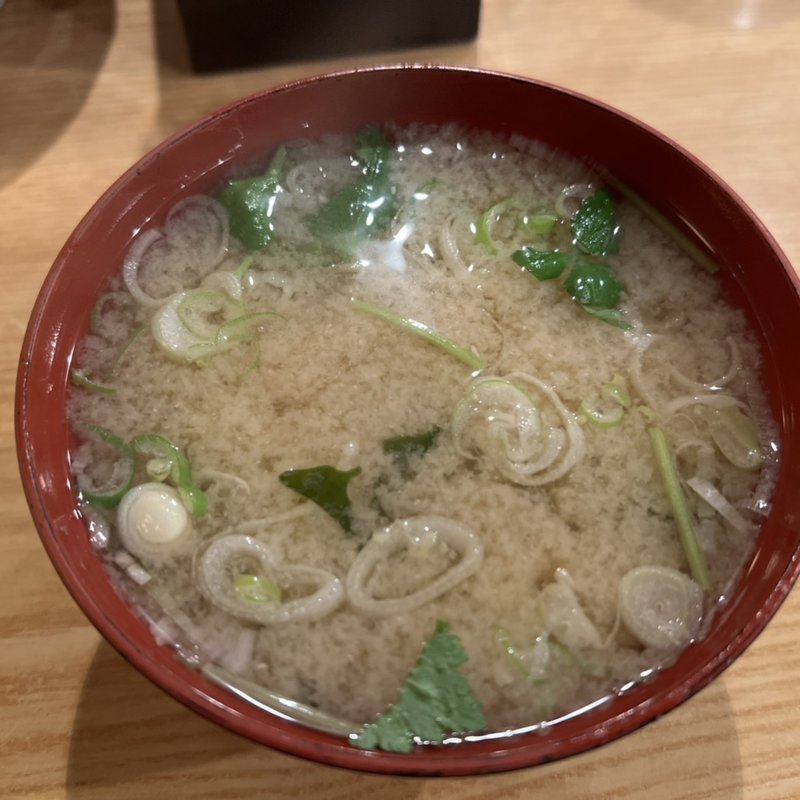 味噌汁(やきとり酒蔵 庄助本店)