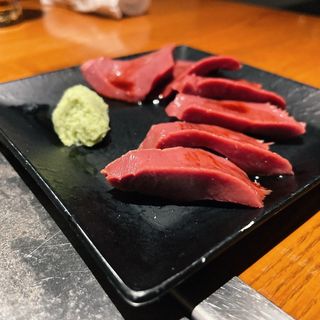 ハツ刺し(ホルモン松田HANARE)