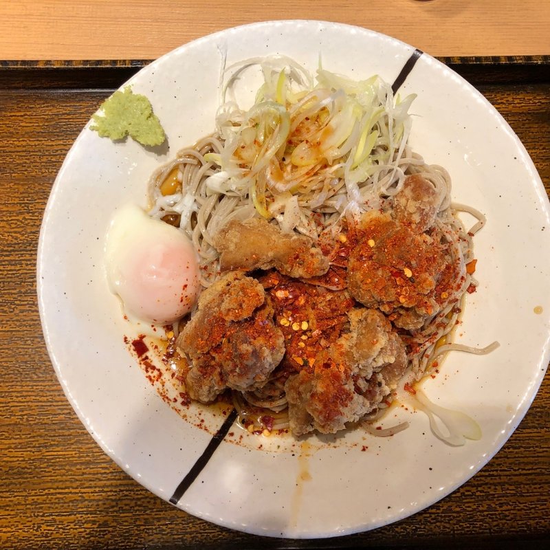 鳥竜田そば(しぶそば 大井町店)