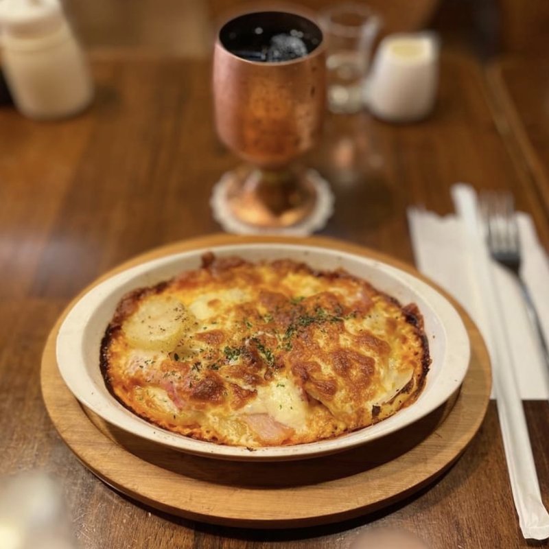 ピザ風グラタン(コーヒー専科　小島屋 )
