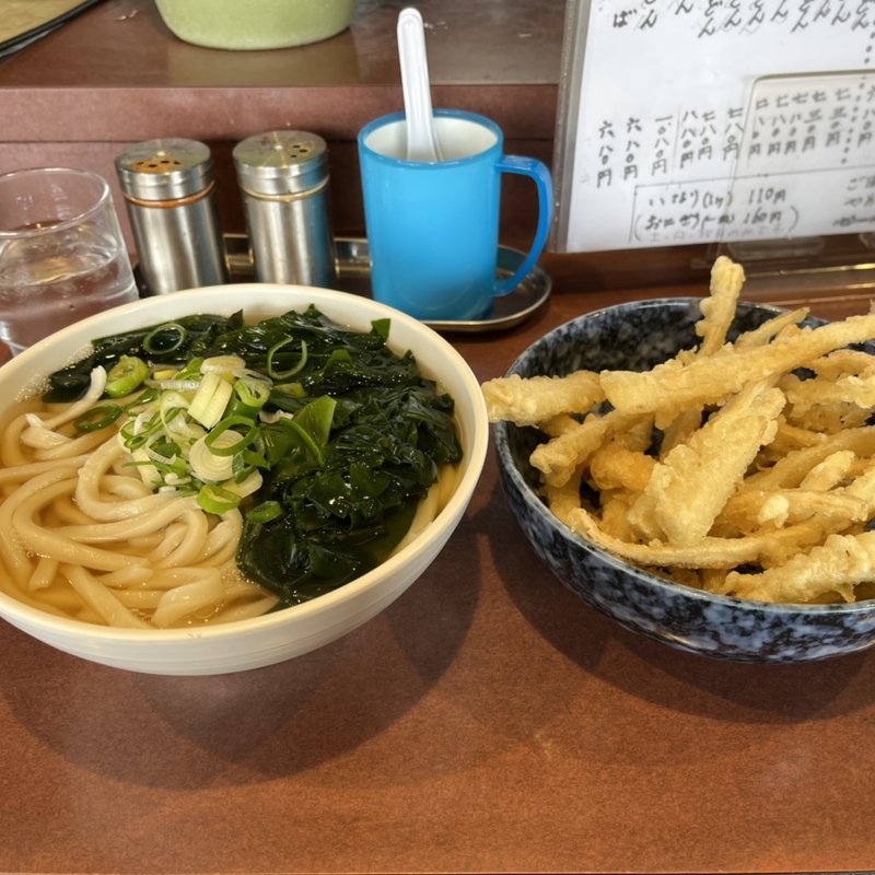 ゴボウ天うどん（まんぷくチョイス）(更新うどん)