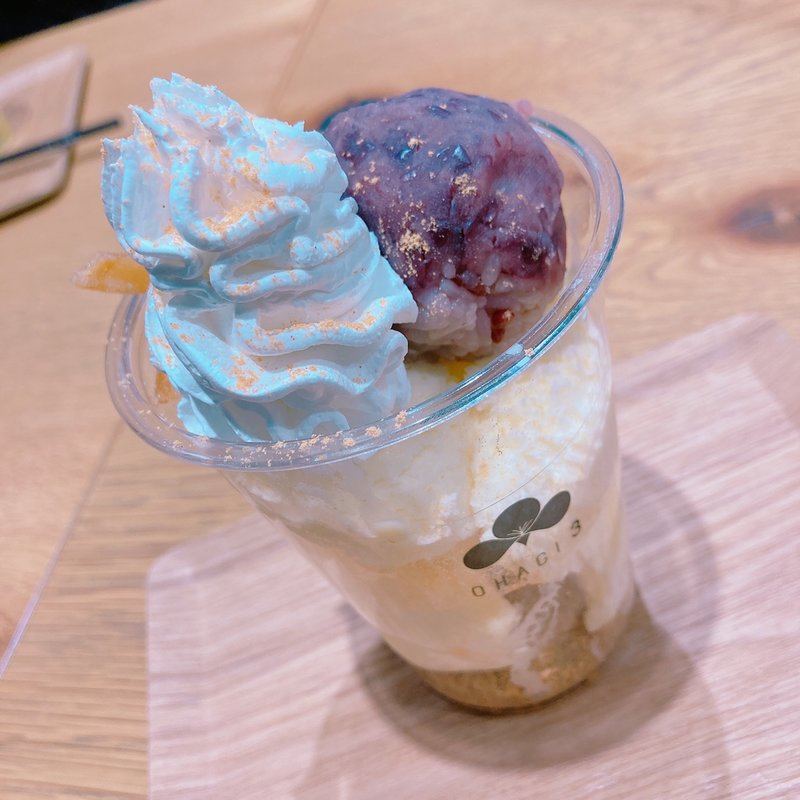 おはぎパフェ(OHAGI3 南町田店（グランベリーパーク）)