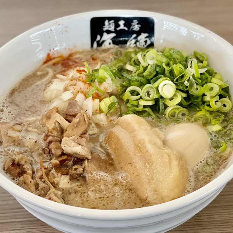 魚介豚骨ラーメン豪華3点盛(麺工房海練)