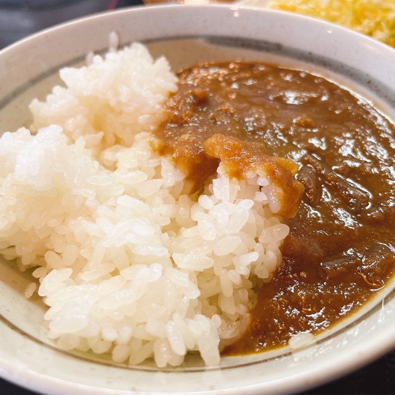 焼肉定食オールスター（ごはんにカレートッピング）(ラーメンふたば )