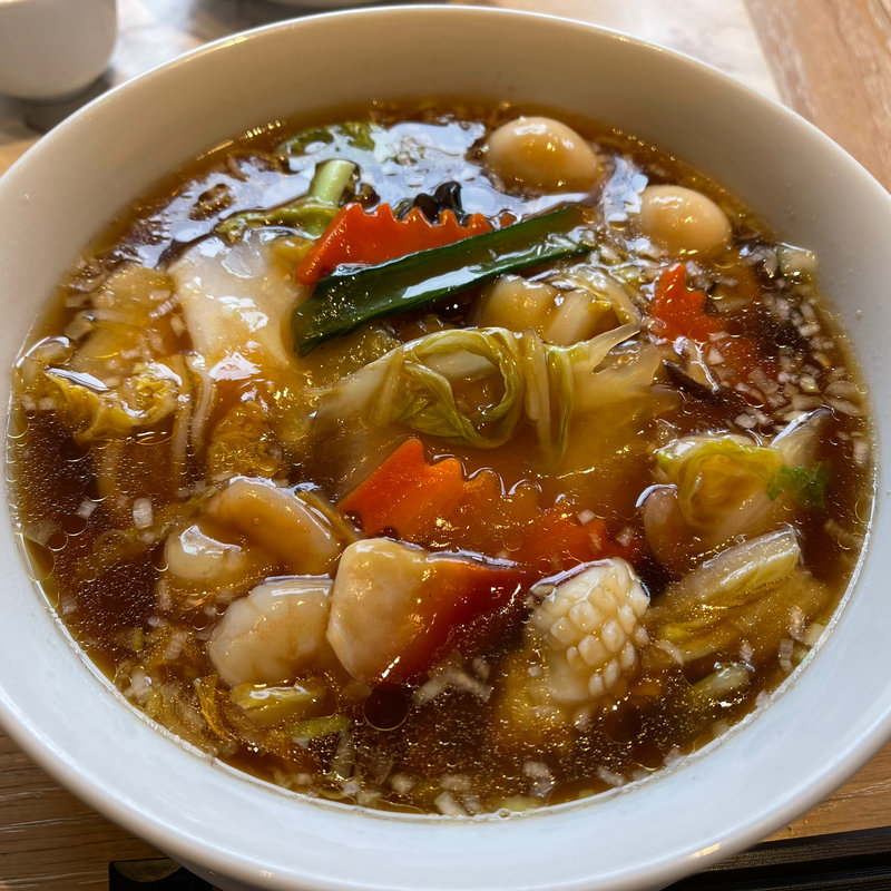 海鮮五目あんかけつゆそば(京鼎樓　ららぽーと豊洲店　)