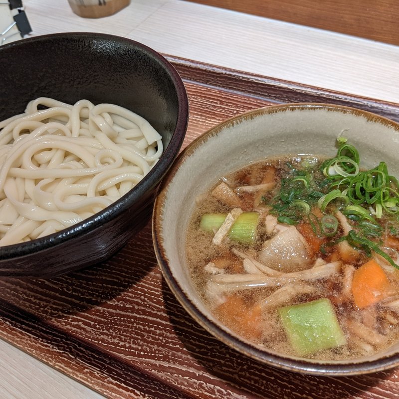 かしわつけ汁うどん(つるこし 新宿京王モール店)