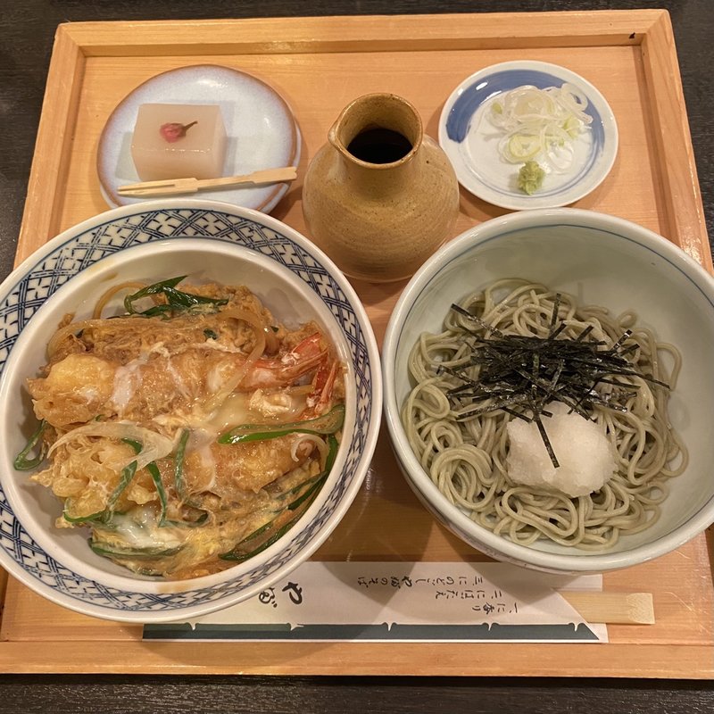 海老天とじ膳(やぶそば 横浜店)