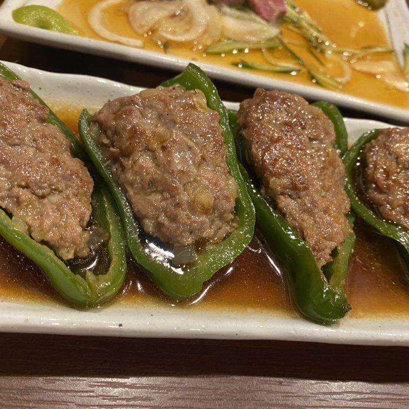 粋座間ピーマン肉詰め(粋座間)
