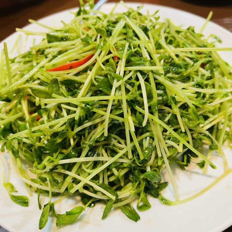 ビタミンCたっぷり豆苗炒め(台湾料理　八福　花見川店)