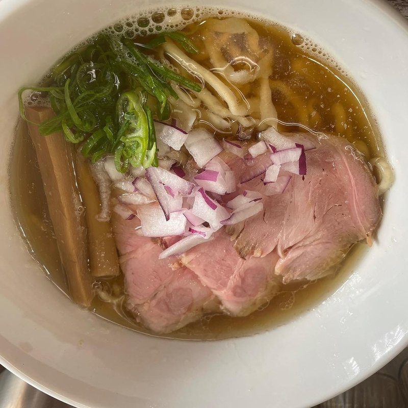 鯵煮干し塩(麺や 睡蓮)