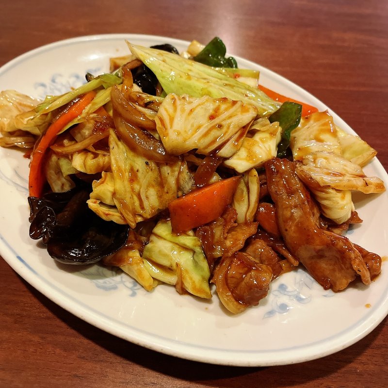 肉とキャベツの唐子味噌炒め(高伸)