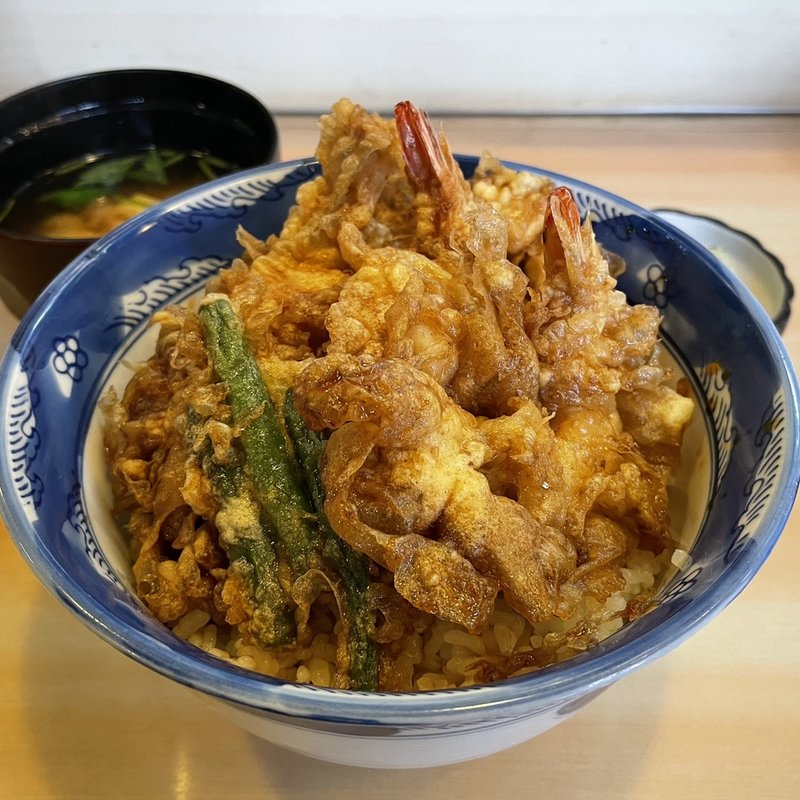 天丼（えび・いか・キス）(千束いせや)